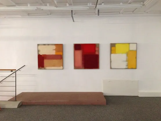 installation view: “Mysterium Farbe”, Neue Galerie, Kloster Bronnbach, Wertheim · 2014