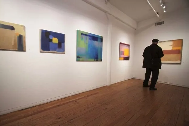installation view: “The Essence of Abstraction”, Agora Gallery, Chelsea, New York · 2015