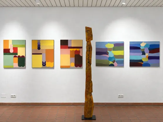 installation view: “Farben | Formen”, K5 | Raum für Künstlerinnen, GEDOK, Freiburg · 2026