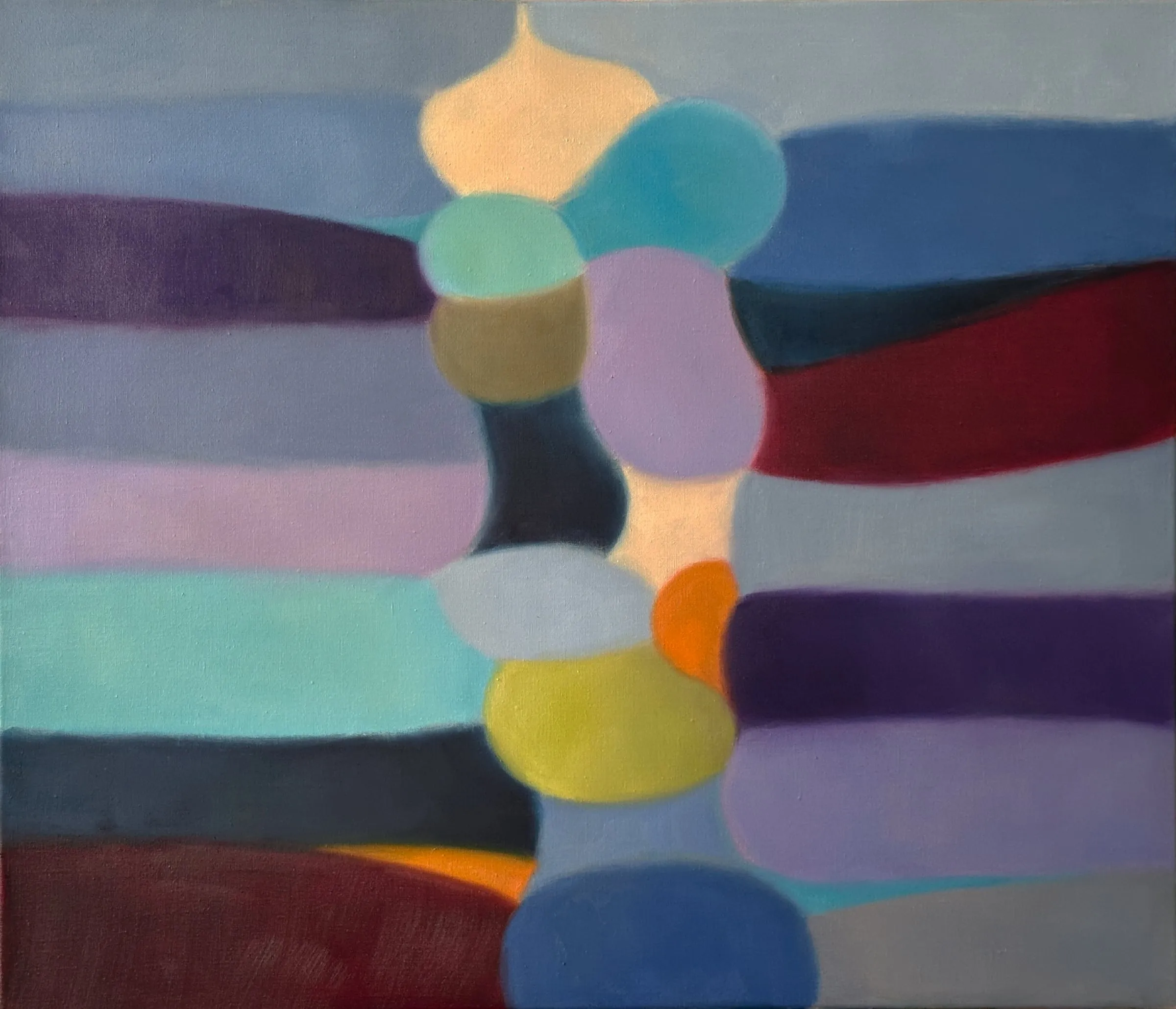 Himmelsleiter 3, 2026, Öl auf Leinwand, 60 × 70 cm