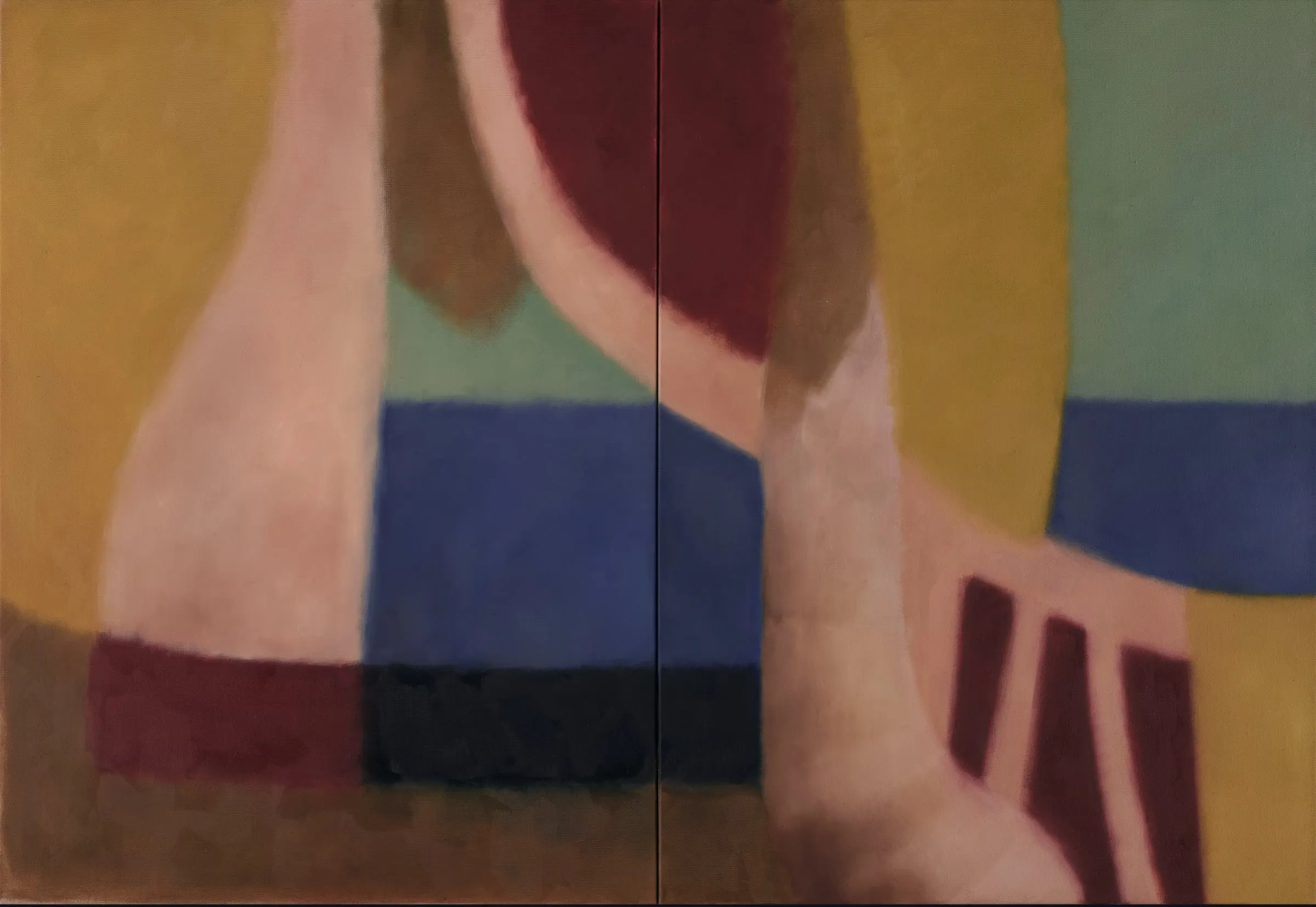 LM 1, 2018, Öl auf Leinwand, 110 × 160 cm
