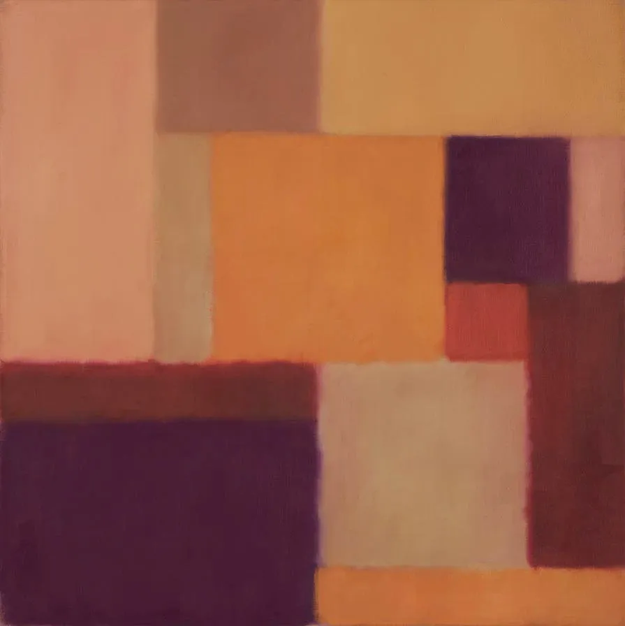 LM 7, 2018, Öl auf Leinwand, 100 × 100 cm