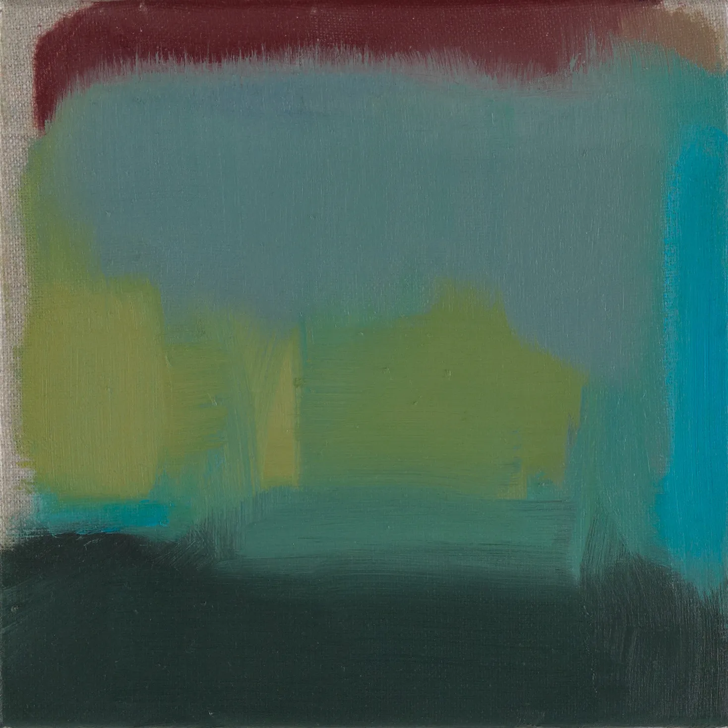 M44, 2012, Öl auf Leinwand, 20 × 20 cm