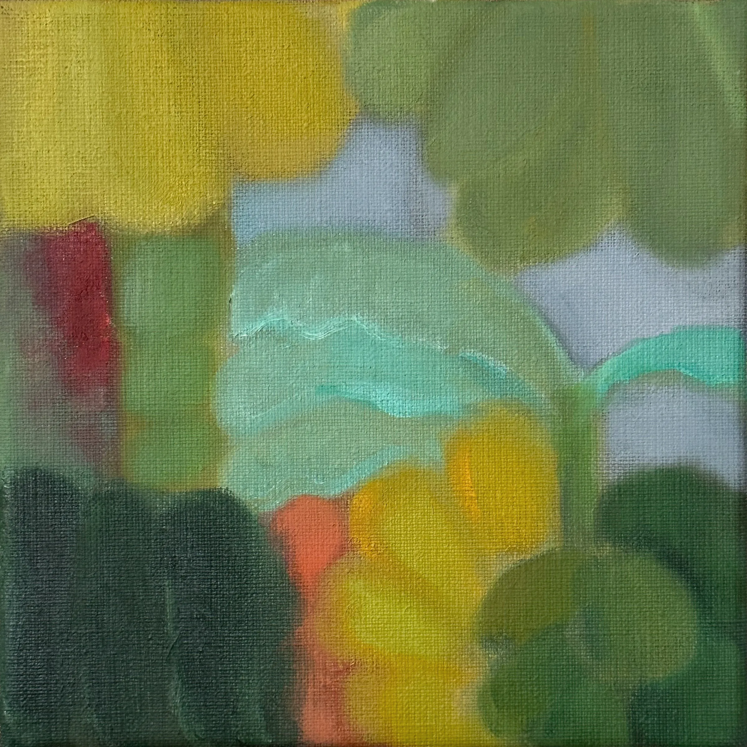 M70, 2022, Öl auf Leinwand, 20 × 20 cm