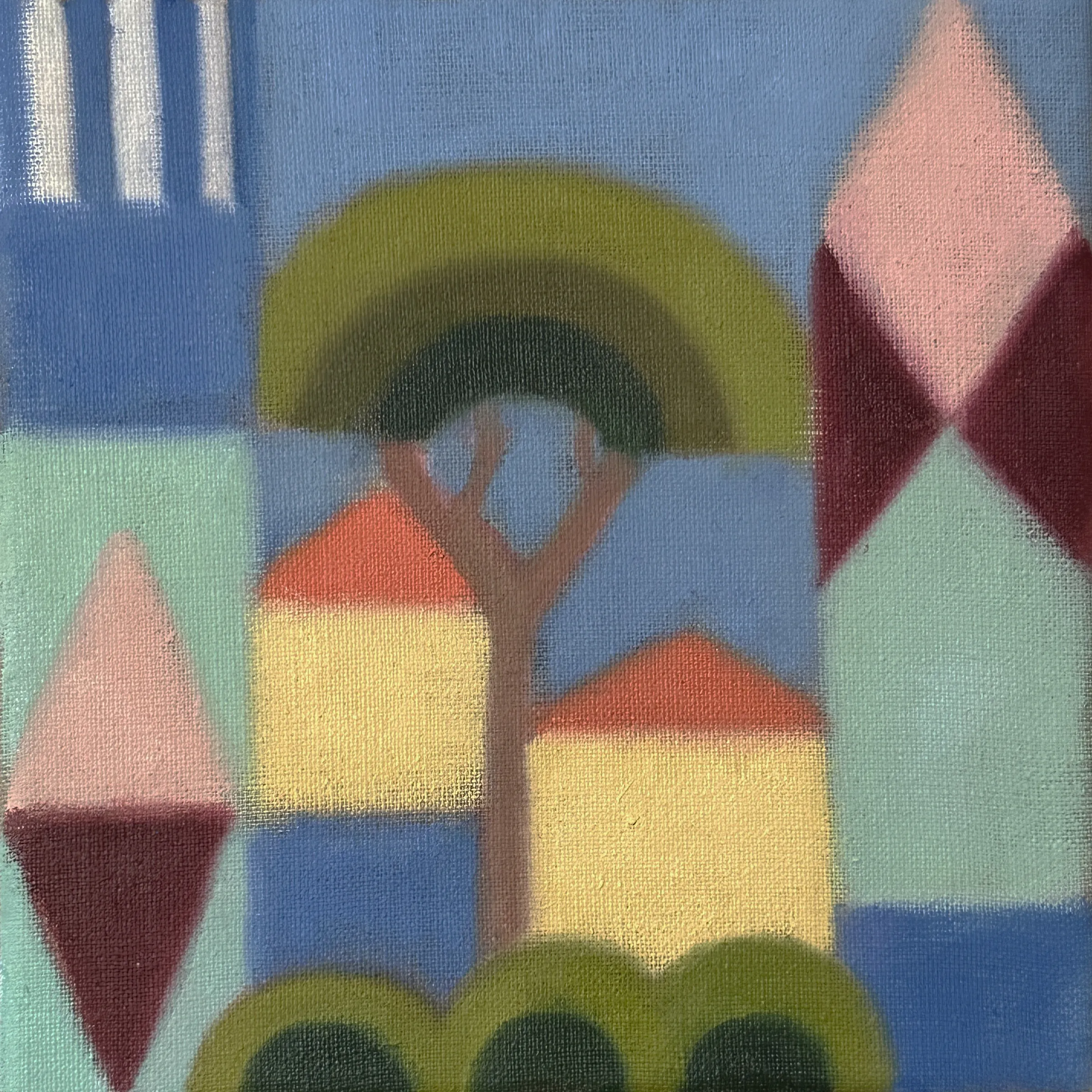 M73, 2025, Öl auf Leinwand, 20 × 20 cm