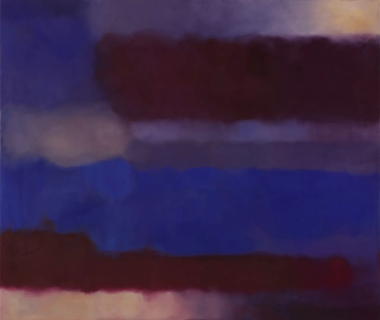 Nocturne, 2017, Öl auf Leinwand, 110 × 140 cm