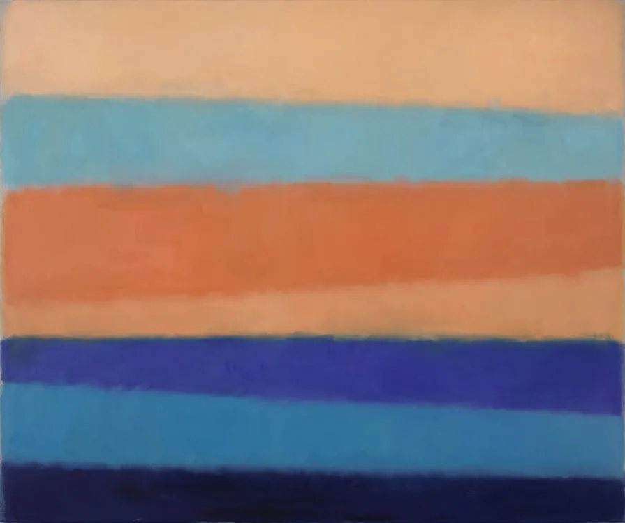 Prélude 3, Allegro, 2017, Öl auf Leinwand, 100 × 120 cm