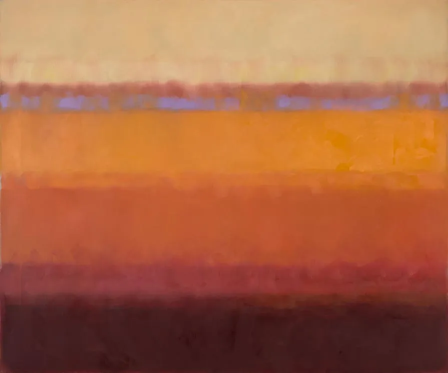 Prélude 4, Cantabile, 2017, Öl auf Leinwand, 100 × 120 cm